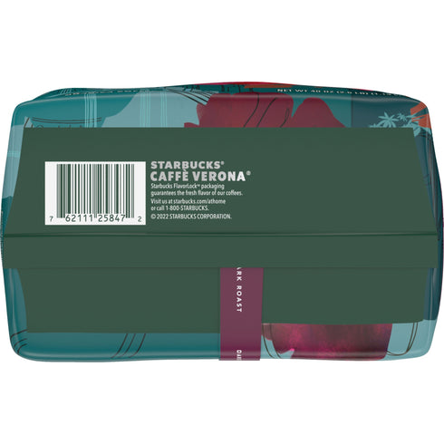 Starbucks Caffe Verona Dark Roast Ground Coffee, 40 oz.